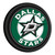 Dallas Stars Round Slimline Lighted Wall Sign