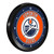 Edmonton Oilers Ribbed Frame Wall Clock