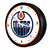 Edmonton Oilers Retro Lighted Wall Clock