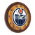 Edmonton Oilers "Faux" Barrel Top Wall Clock