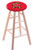 Maryland Terrapins Maple Wood Bar Stool