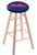 Mississippi Rebels Maple Wood Bar Stool