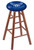 Air Force Falcons Oak Wood Bar Stool