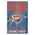 Oklahoma City Thunder Slogan Wood Sign