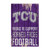 Texas Christian Horned Frogs Proud to Support Wood Sign