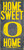 Oregon Ducks Home Sweet Home Wood Sign