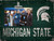 Michigan State Spartans Wood Clip Frame