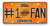 Oklahoma State Cowboys #1 Fan License Plate