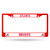 Atlanta Braves Color Metal License Plate Frame