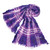 Kansas State Wildcats Plaid Crinkle Scarf