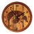 Iowa Hawkeyes "Faux" Barrel Top Wall Clock