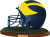 Michigan Wolverines Collectible Football Helmet Figurine