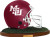 Mississippi State Bulldogs Collectible Football Helmet Figurine