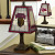 Montana Grizzlies Art Glass Table Lamp