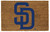 San Diego Padres Colored Logo Door Mat