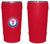 Texas Rangers 20 oz. Stainless Steel Tumbler with Silicone Wrap