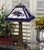 Baltimore Ravens Stained Glass Mission Table Lamp