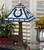 Indianapolis Colts Stained Glass Mission Table Lamp