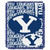 BYU Cougars Double Play Woven Throw Blanket