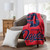 Dayton Flyers Signature Raschel Throw Blanket