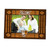 Bowling Green State Falcons Art Glass Horizontal Picture Frame