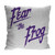 Texas Christian Horned Frogs Invert Woven Pillow