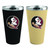 Florida State Seminoles 2 Pack Team Color Stainless Steel Pint Glass