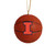 Illinois Fighting Illini 3 Pack Basketball Ornament