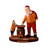 Illinois Fighting Illini Checkerboard Santa