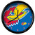 Kansas Jayhawks Big Logo Clock