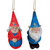 Kansas Jayhawks 2 Pack Gnome Ornament Set
