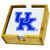 Kentucky Wildcats Team Logo Square Coaster Set