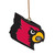 Louisville Cardinals 3D Logo Tree Ornament