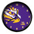 LSU Tigers Big Logo Clock