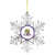LSU Tigers LED Snowflake Ornament