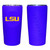 LSU Tigers 20 oz. Stainless Steel Tumbler w/Silicone Wrap