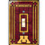 Minnesota Golden Gophers Art Glass Light Switch Cover