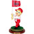 Nebraska Cornhuskers Flag Mascot Figurine