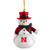 Nebraska Cornhuskers Woodland Snowman Ornament