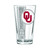 Oklahoma Sooners 16 oz. Etched Decal Pint