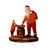 Oklahoma State Cowboys Checkerboard Santa