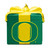 Oregon Ducks Ribbon Box Ornament