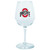 Ohio State Buckeyes Decal Wine Glass