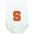 Syracuse Orange 15 oz. Stemless Wine Glass