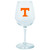 Tennessee Volunteers Decal Wine Glass