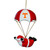 Tennessee Volunteers Skydiving Santa Ornament