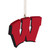 Wisconsin Badgers 3D Logo Ornament