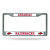 Arkansas Razorbacks Chrome License Plate Frame