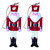 Wisconsin Badgers 2 Pack Nutcracker Ornament