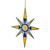 West Virginia Mountaineers Snow Flake Ornament